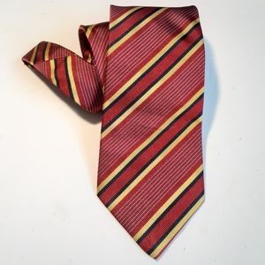 The Tie Rack Made IN Italy Silk Stripe Necktie